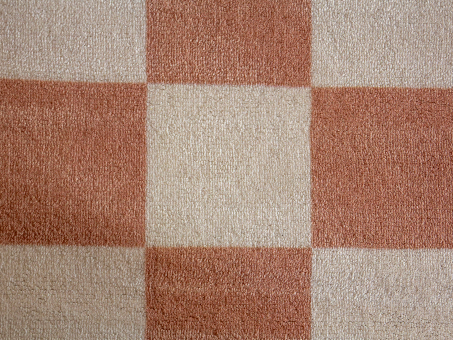 alfombra damera beige