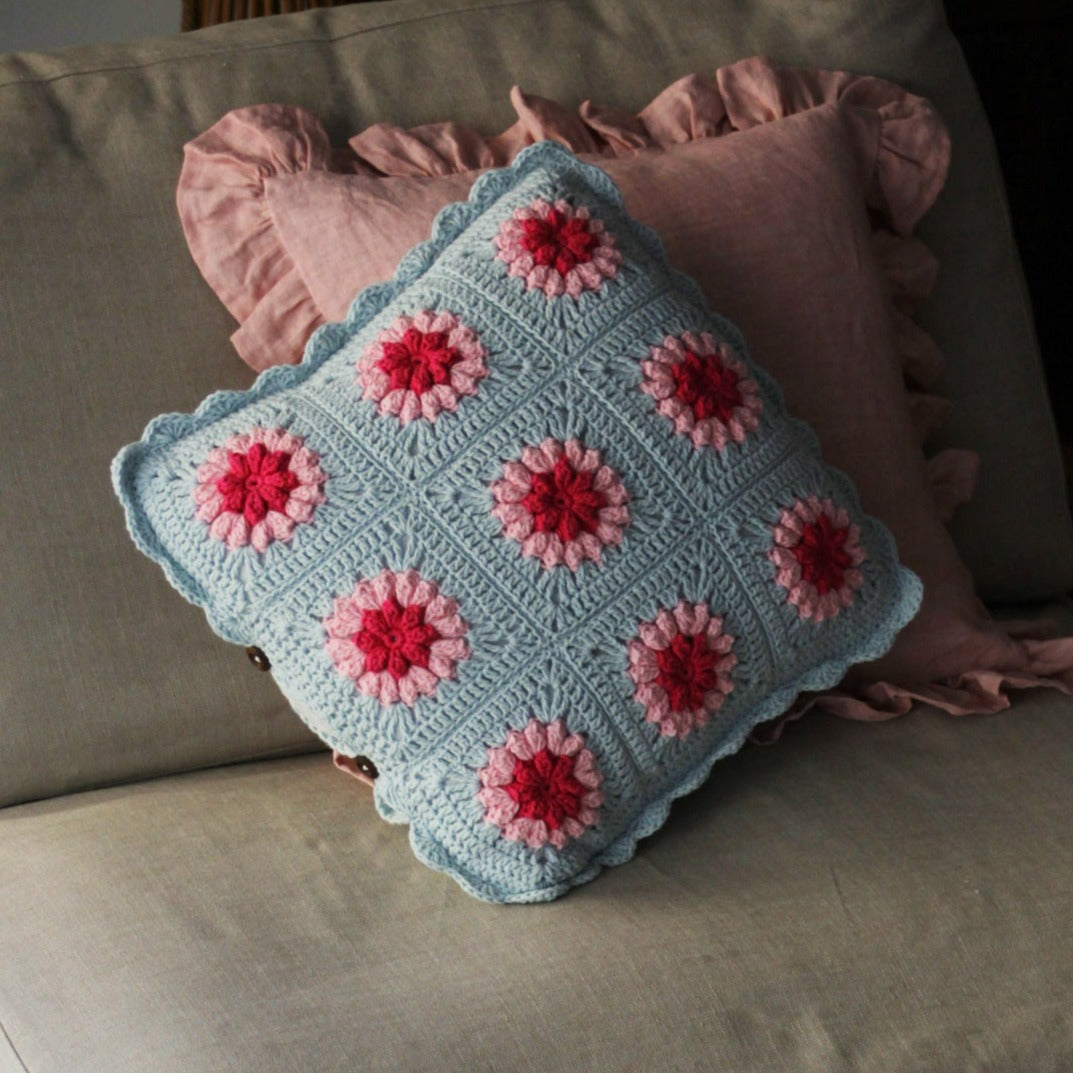 almohadon flores