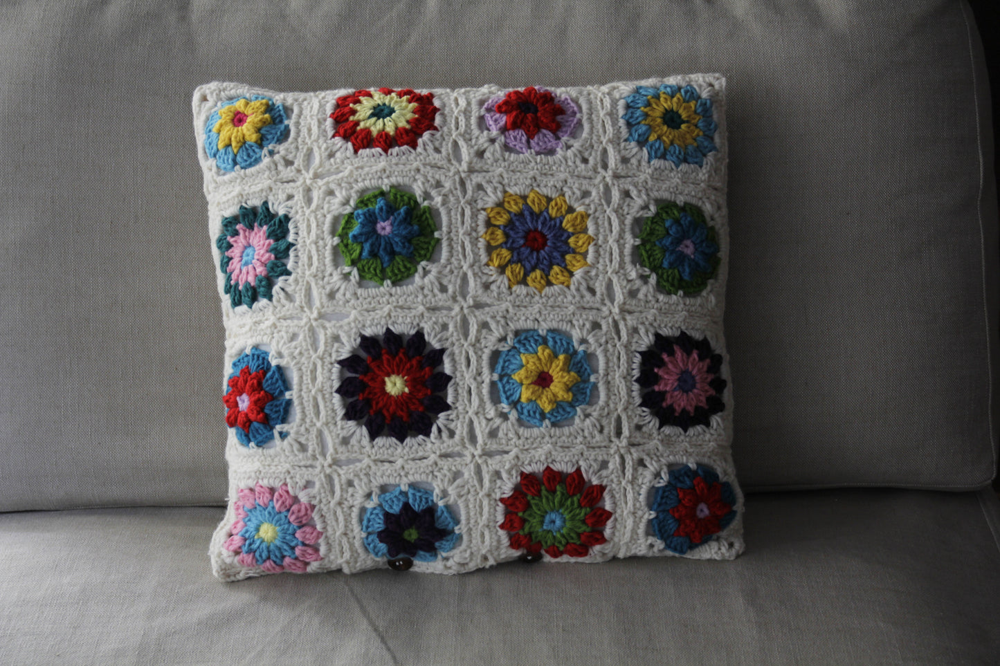 almohadon crochet