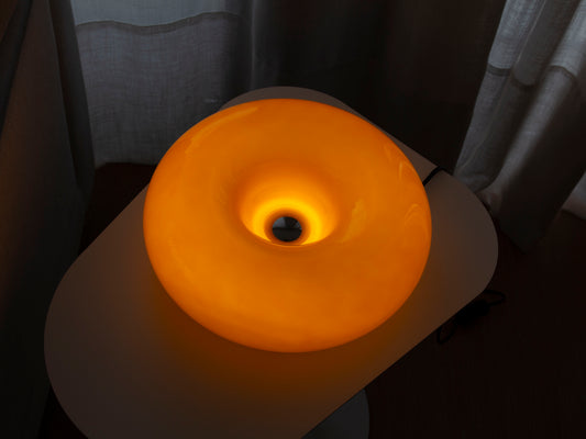 luminaria naranja
